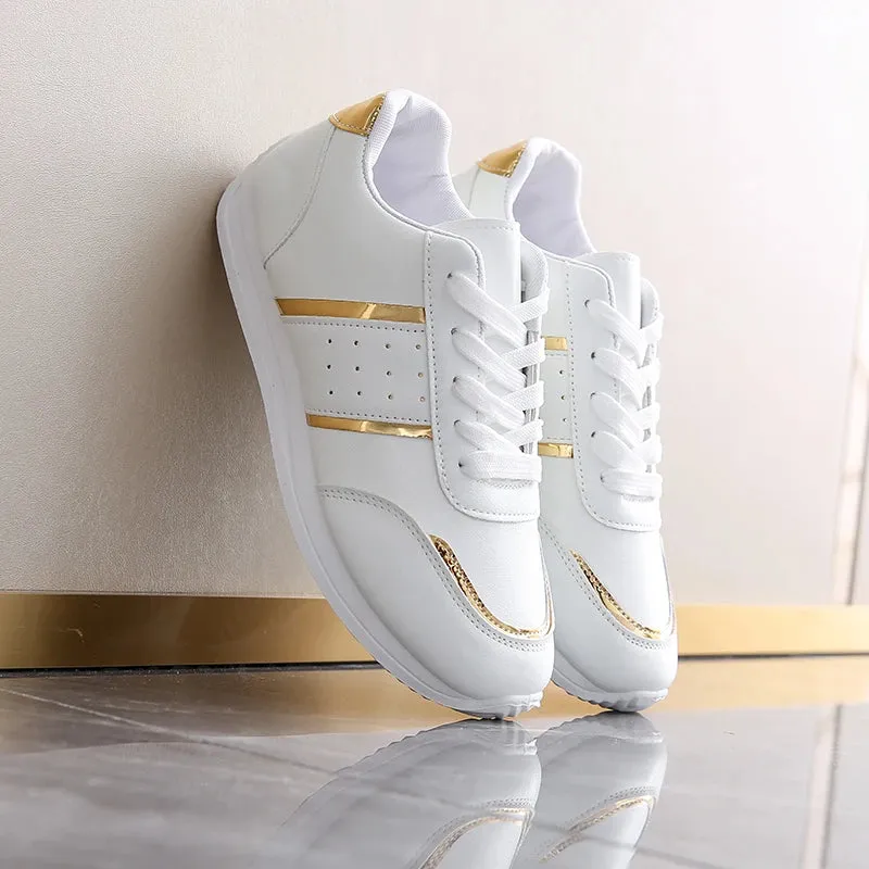2024 Women Wedges Sneakers Lace Up Breathable Sports Shoes Casual Platform Shoes Female Footwear Ladies Designer Shoes Mujer