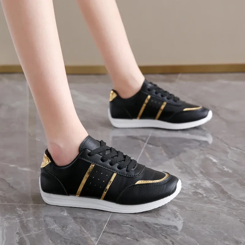 2024 Women Wedges Sneakers Lace Up Breathable Sports Shoes Casual Platform Shoes Female Footwear Ladies Designer Shoes Mujer