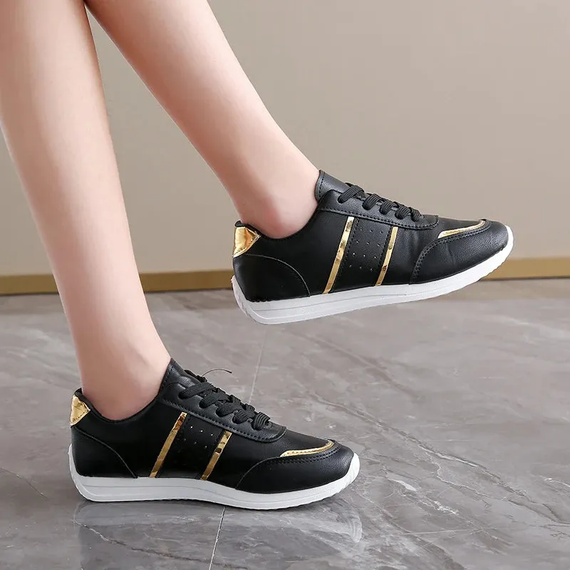 2024 Women Wedges Sneakers Lace Up Breathable Sports Shoes Casual Platform Shoes Female Footwear Ladies Designer Shoes Mujer