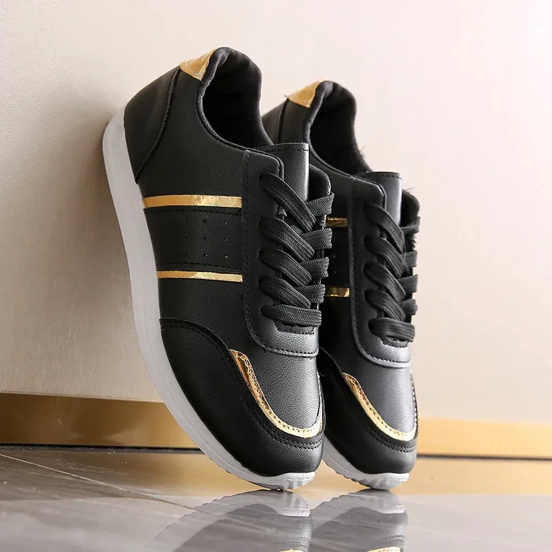 2024 Women Wedges Sneakers Lace Up Breathable Sports Shoes Casual Platform Shoes Female Footwear Ladies Designer Shoes Mujer