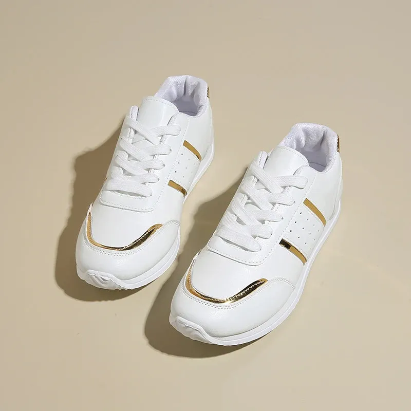 2024 Women Wedges Sneakers Lace Up Breathable Sports Shoes Casual Platform Shoes Female Footwear Ladies Designer Shoes Mujer