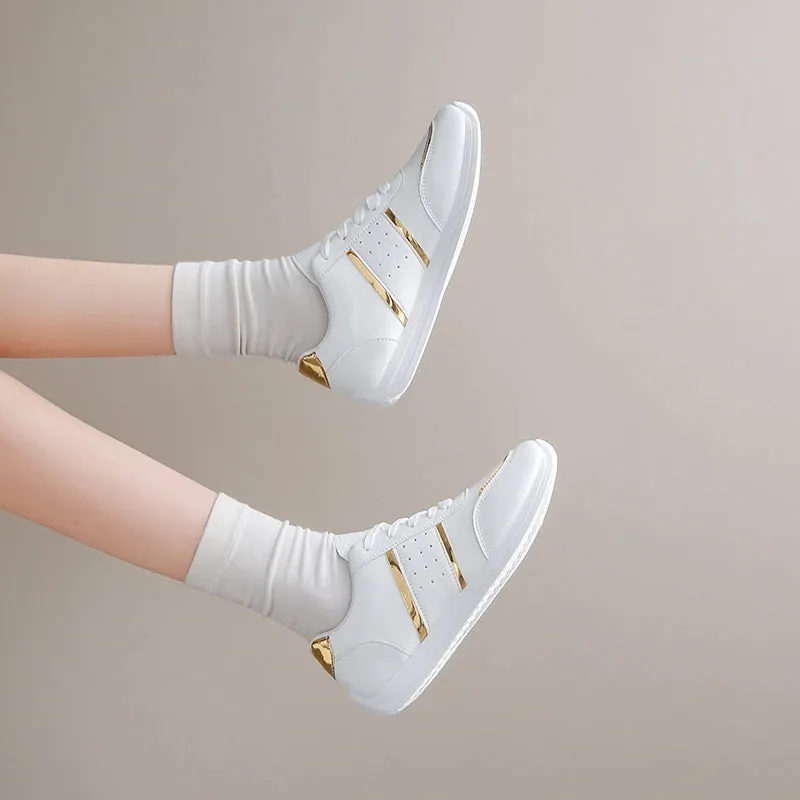 2024 Women Wedges Sneakers Lace Up Breathable Sports Shoes Casual Platform Shoes Female Footwear Ladies Designer Shoes Mujer