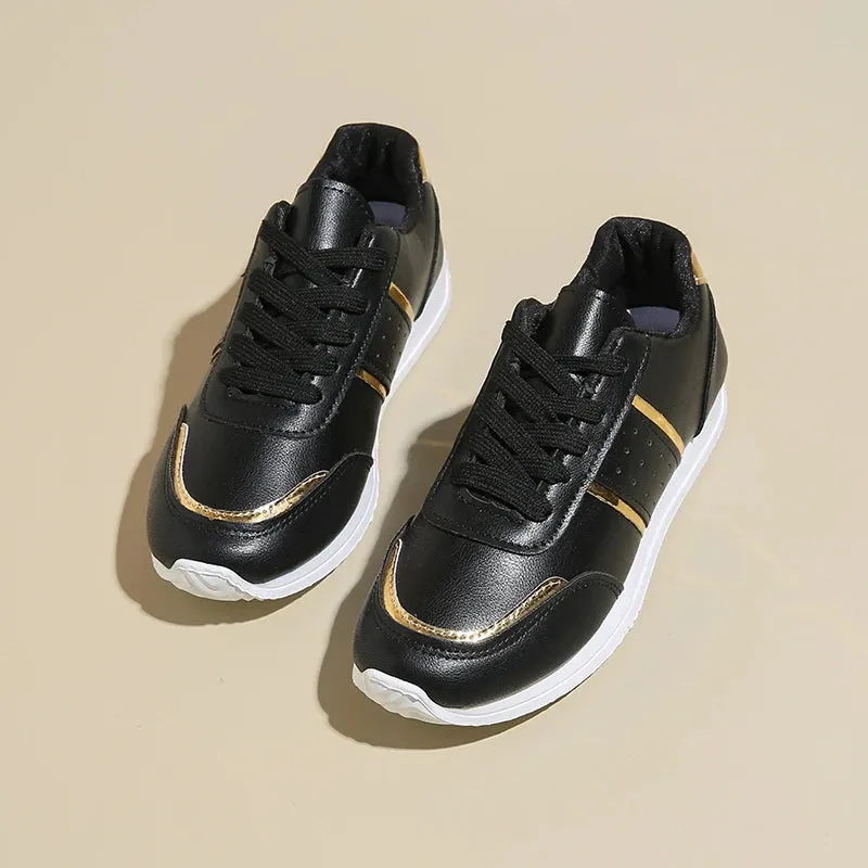 2024 Women Wedges Sneakers Lace Up Breathable Sports Shoes Casual Platform Shoes Female Footwear Ladies Designer Shoes Mujer