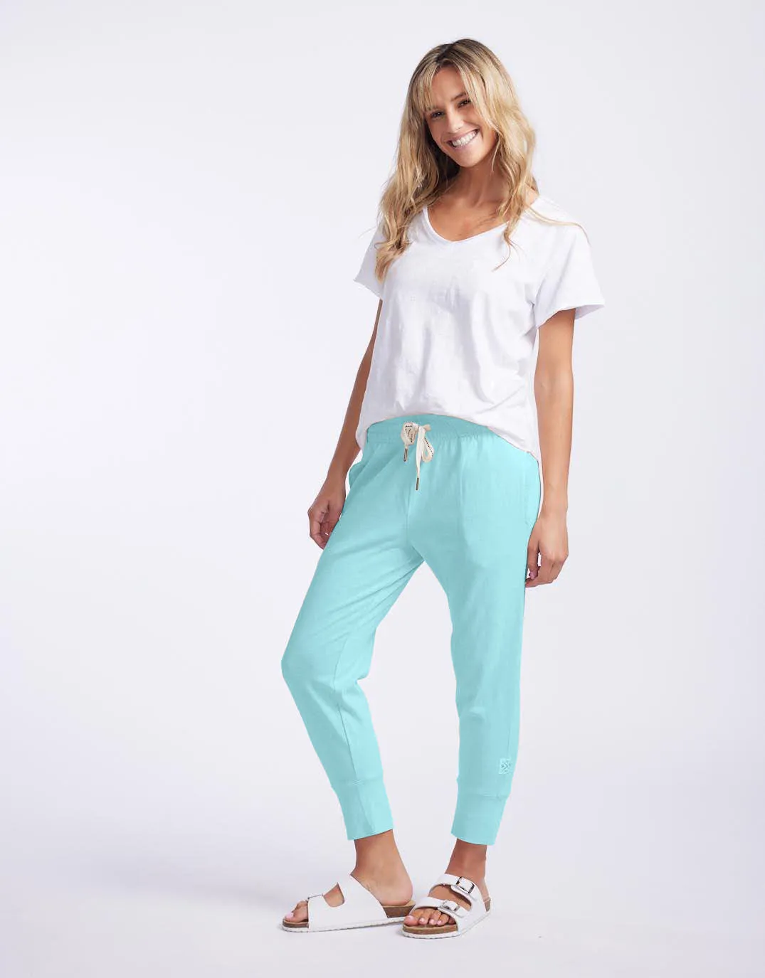 3/4 Brunch Pants - Tonic Blue