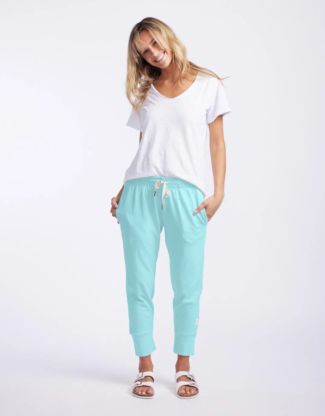 3/4 Brunch Pants - Tonic Blue