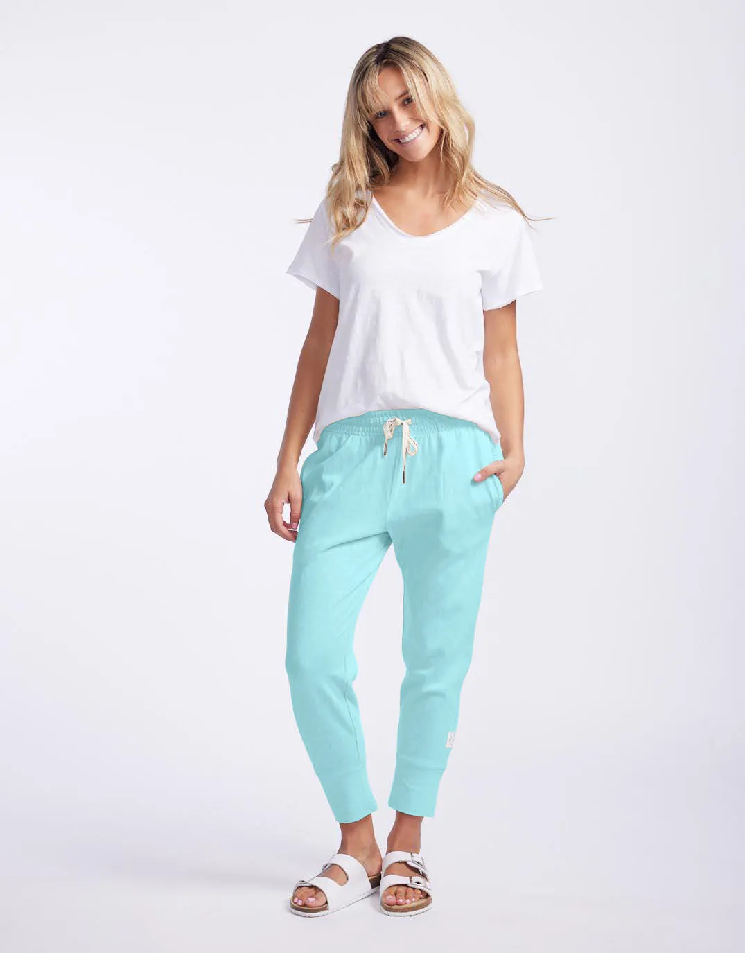 3/4 Brunch Pants - Tonic Blue