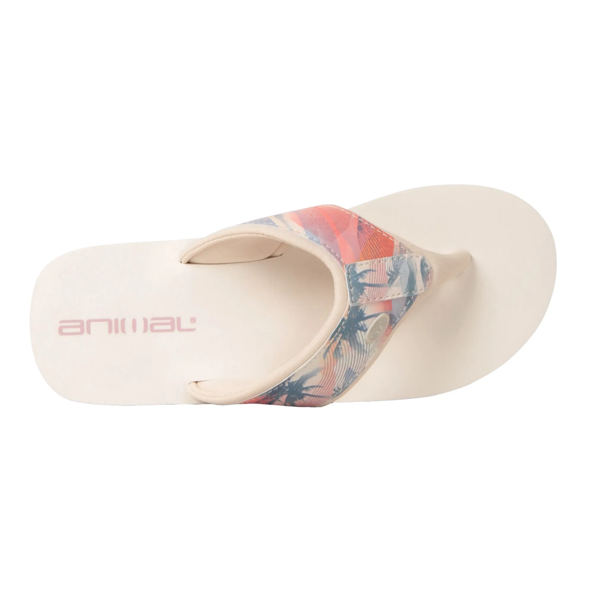 Animal Womens/Ladies Swish Palm Tree Recycled Flip Flops