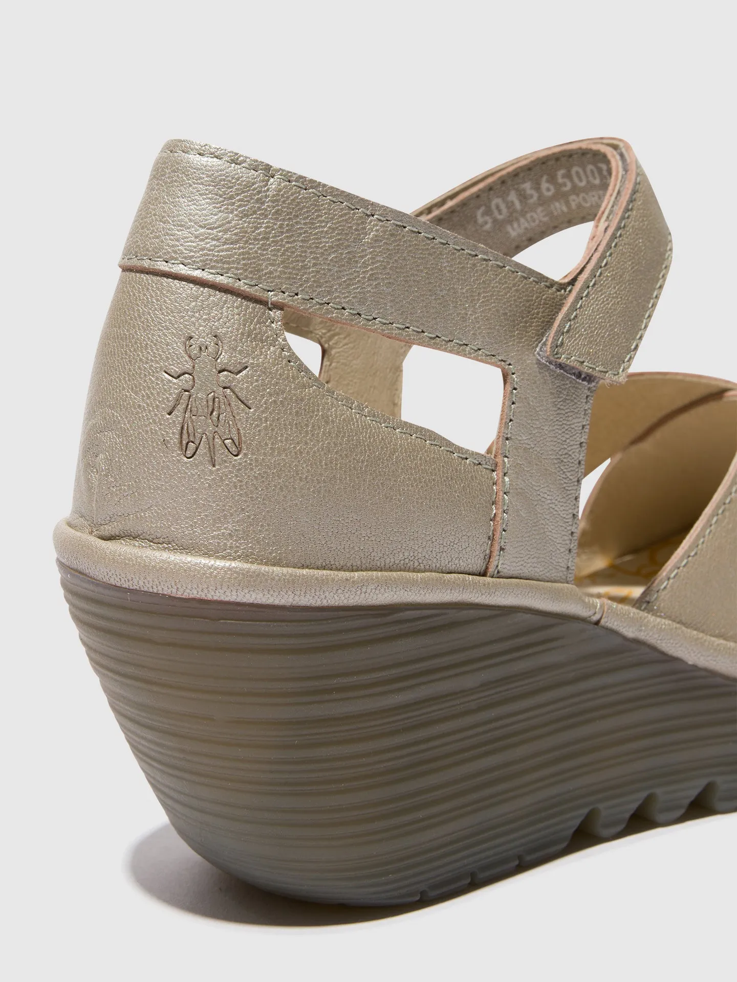 Ankle Strap Sandals YENT365FLY SILVER