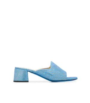 Atoll Blue tail leather