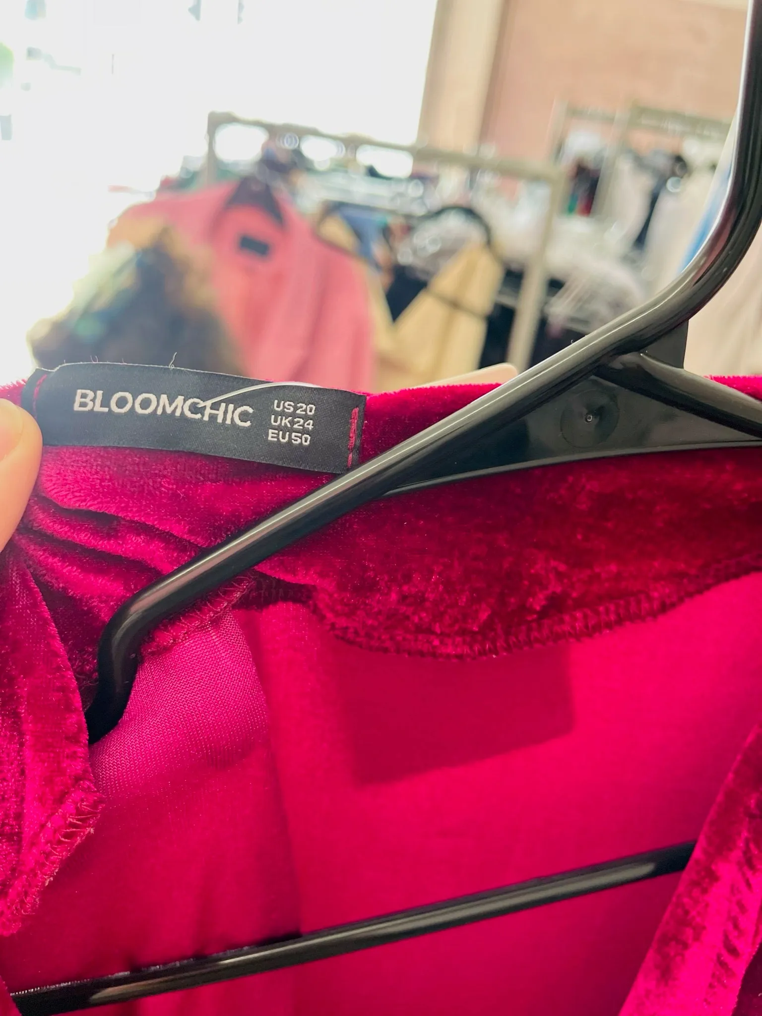 Bloomchic One-Button Magenta Blazer Dress, Sizes 12, 14 Available!