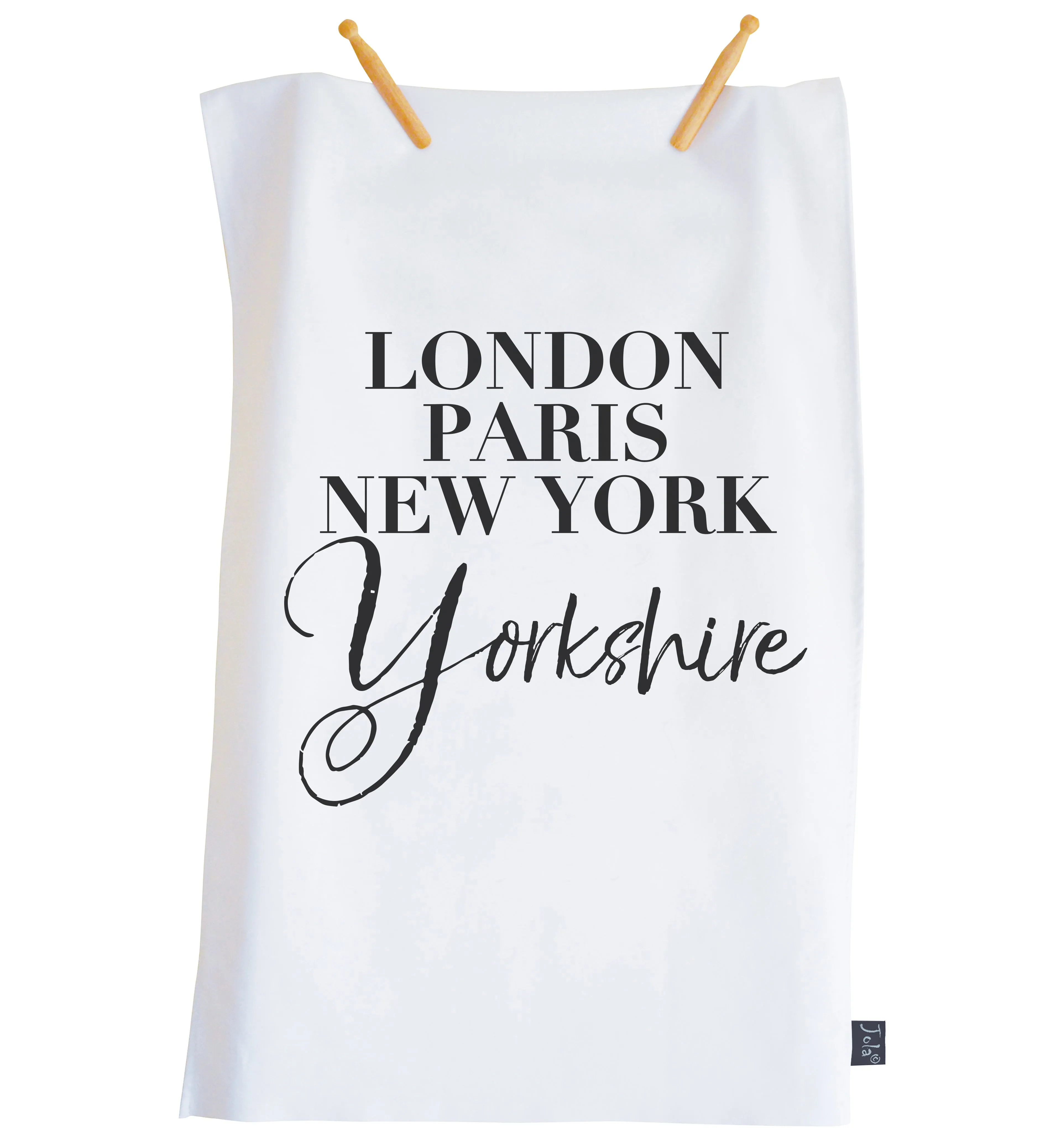 City Vogue Personalised tea towel