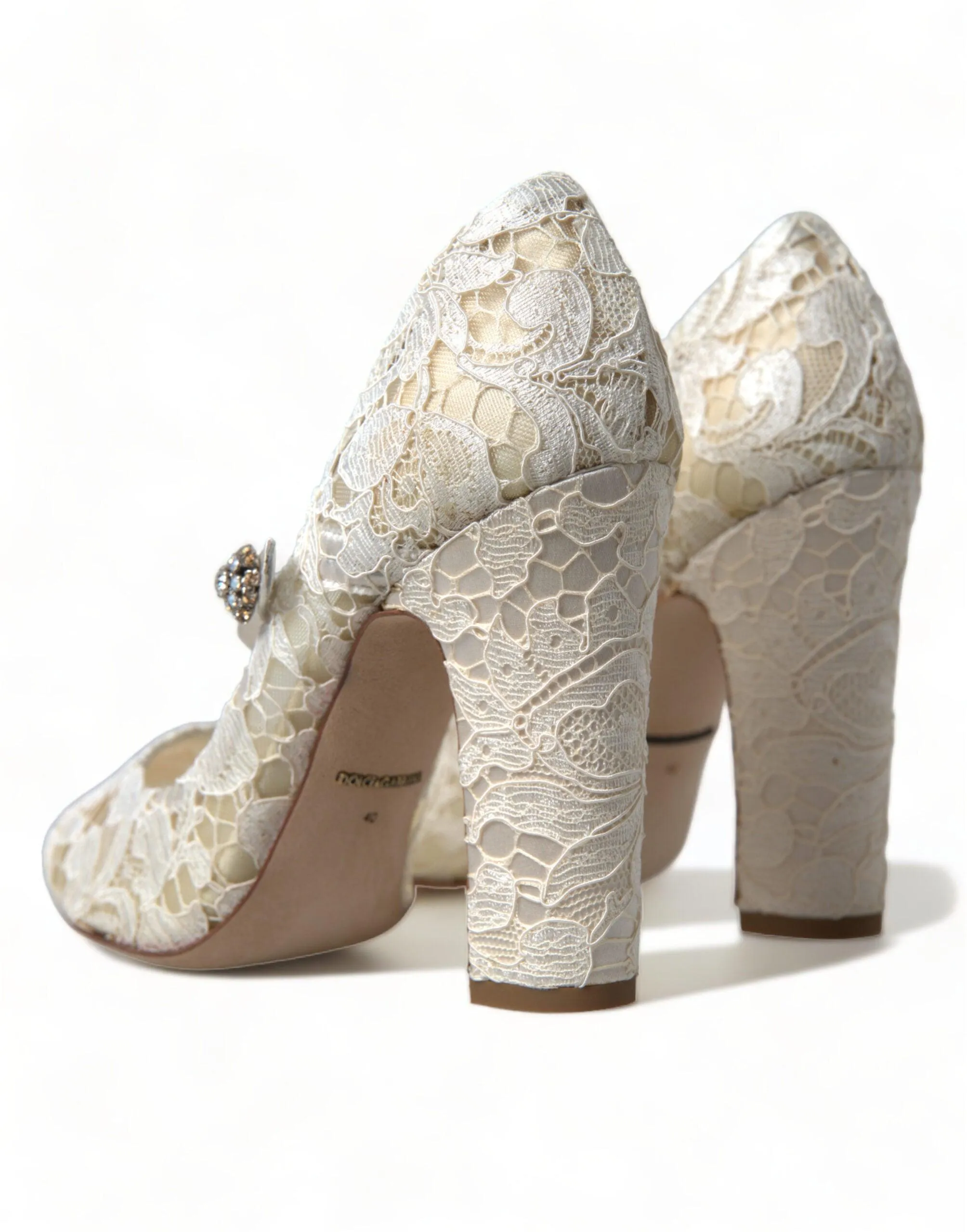 Dolce & Gabbana Crystal Lace Pumps