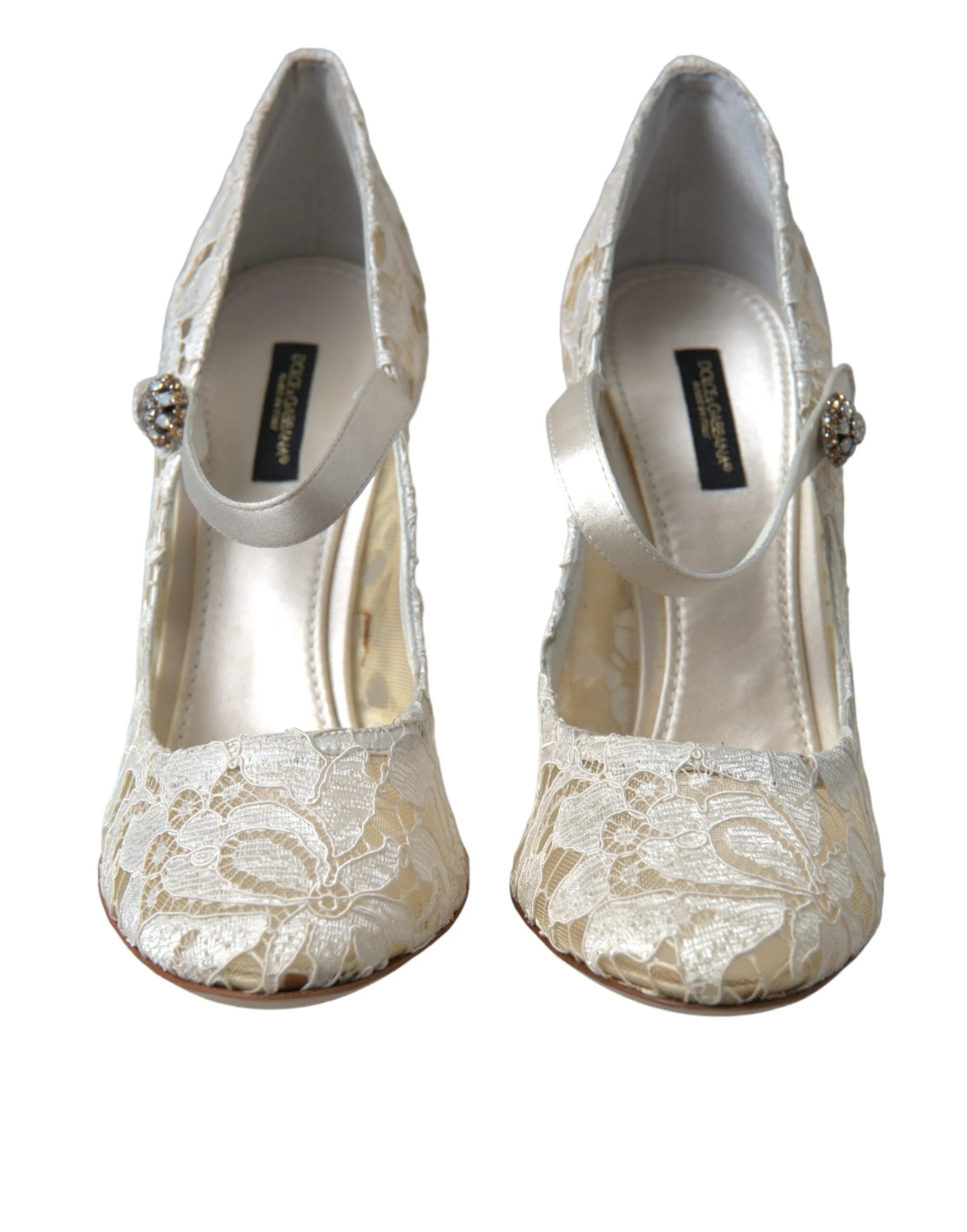 Dolce & Gabbana Crystal Lace Pumps