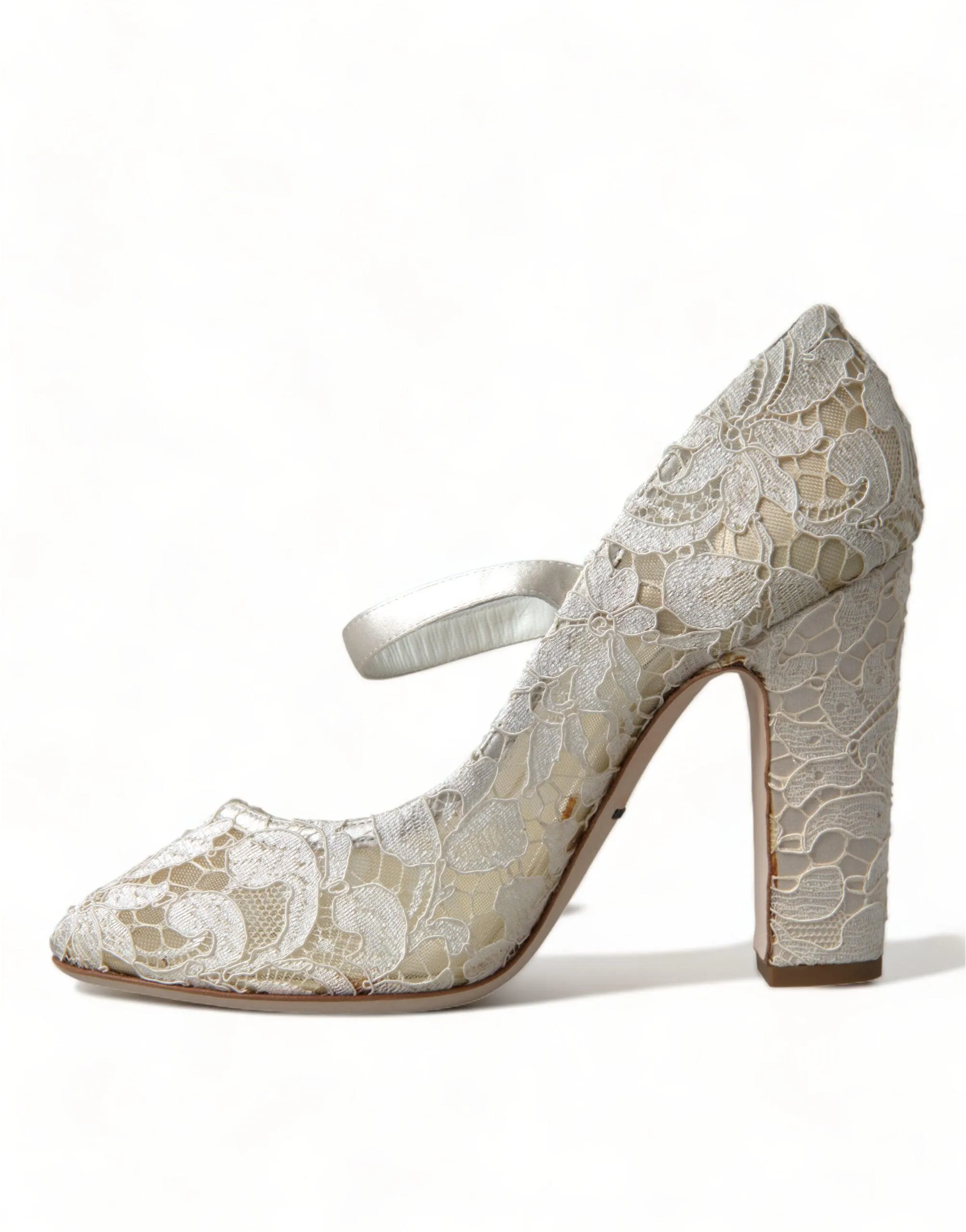 Dolce & Gabbana Crystal Lace Pumps