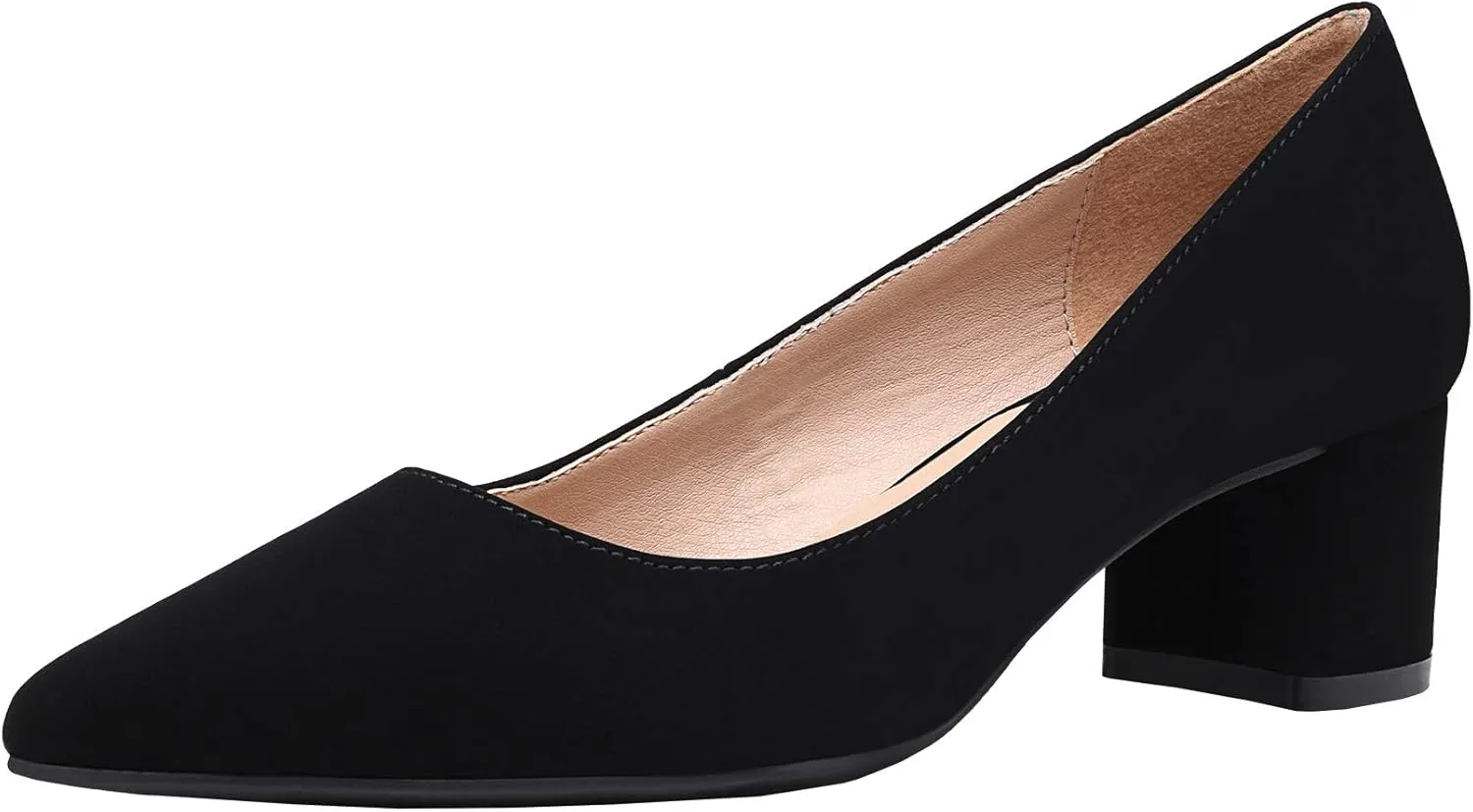 DREAM PAIRS Womens Chunky Low Block Heels Closed Toe Dress Pumps Shoes