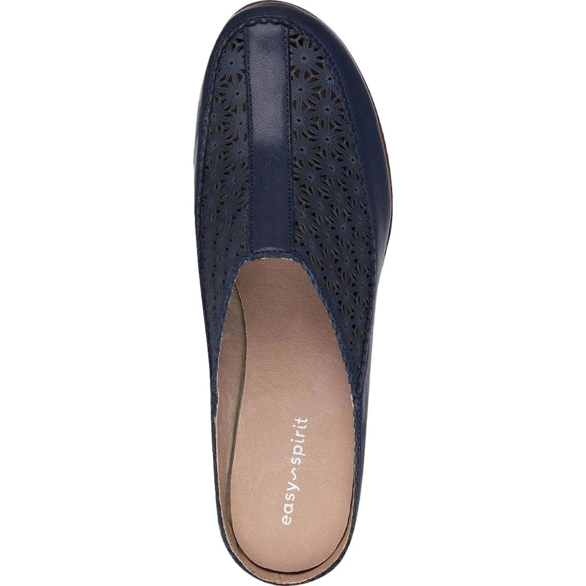 Easy Spirit Womens Dusk Leather Slip On Mules