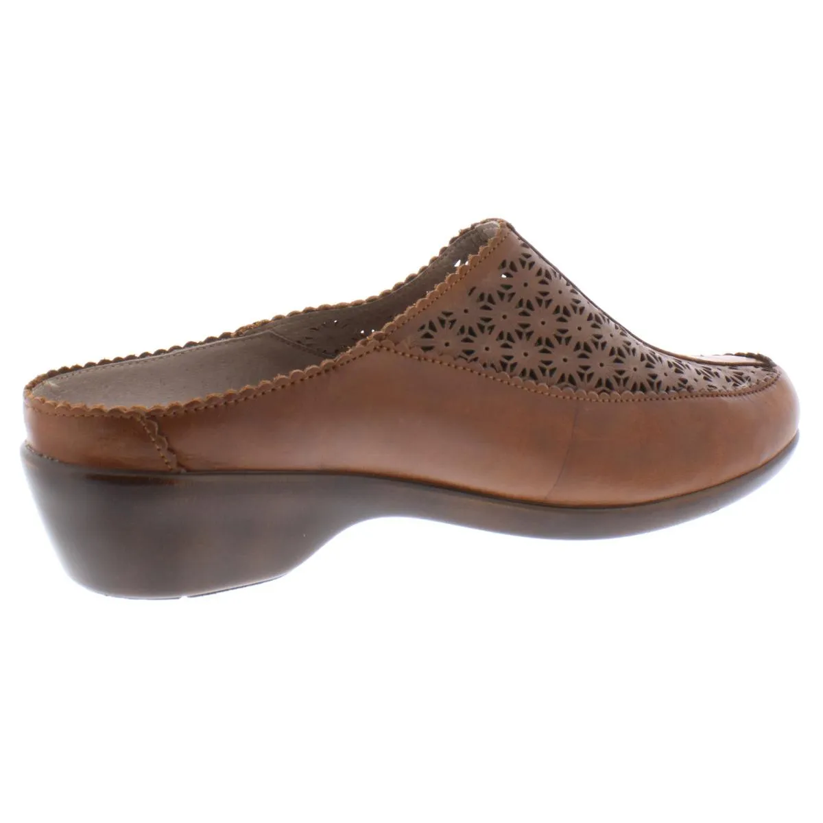Easy Spirit Womens Dusk Leather Slip On Mules
