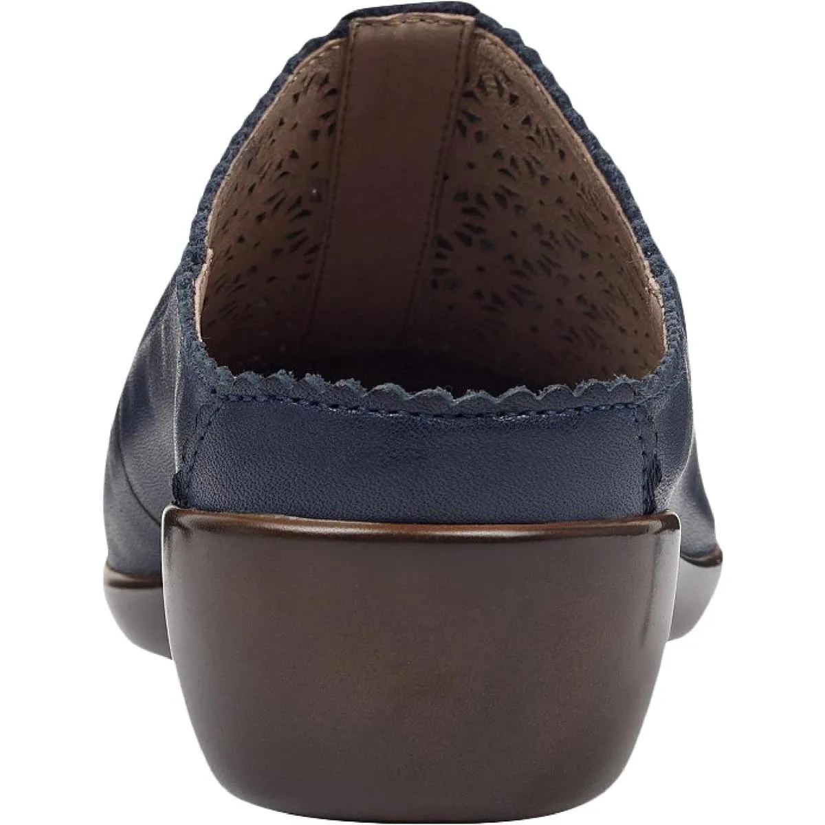 Easy Spirit Womens Dusk Leather Slip On Mules