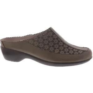 Easy Spirit Womens Dusk Leather Slip On Mules