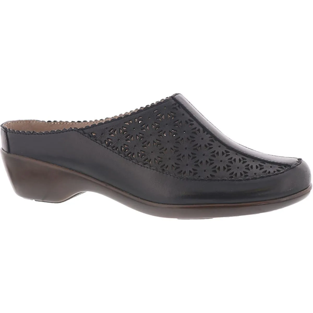 Easy Spirit Womens Dusk Leather Slip On Mules