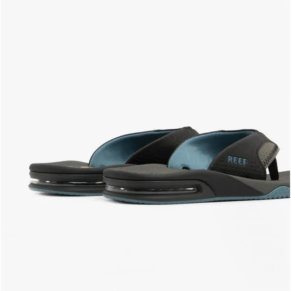 FANNING Mens Sandals Grey/Light Blue