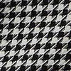 Fringe Hem Houndstooth Tweed Mini Skirt