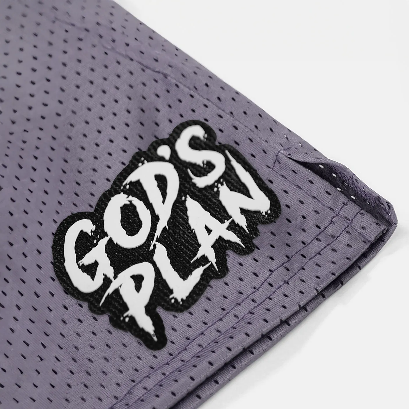 God's Plan Patch Shorts - 7"