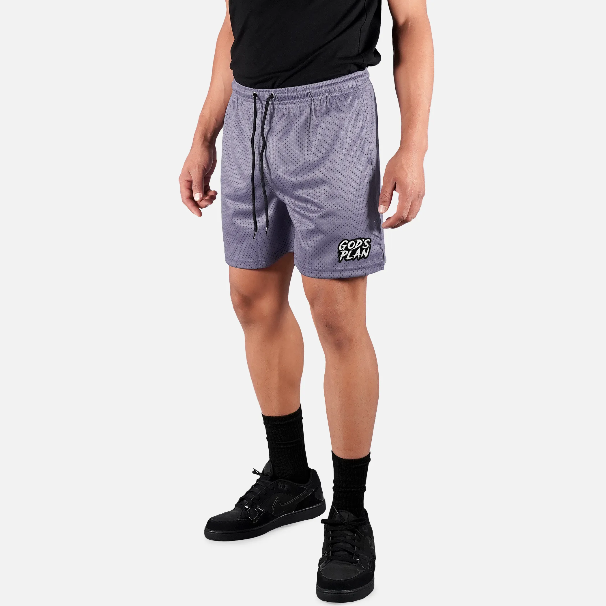 God's Plan Patch Shorts - 7"