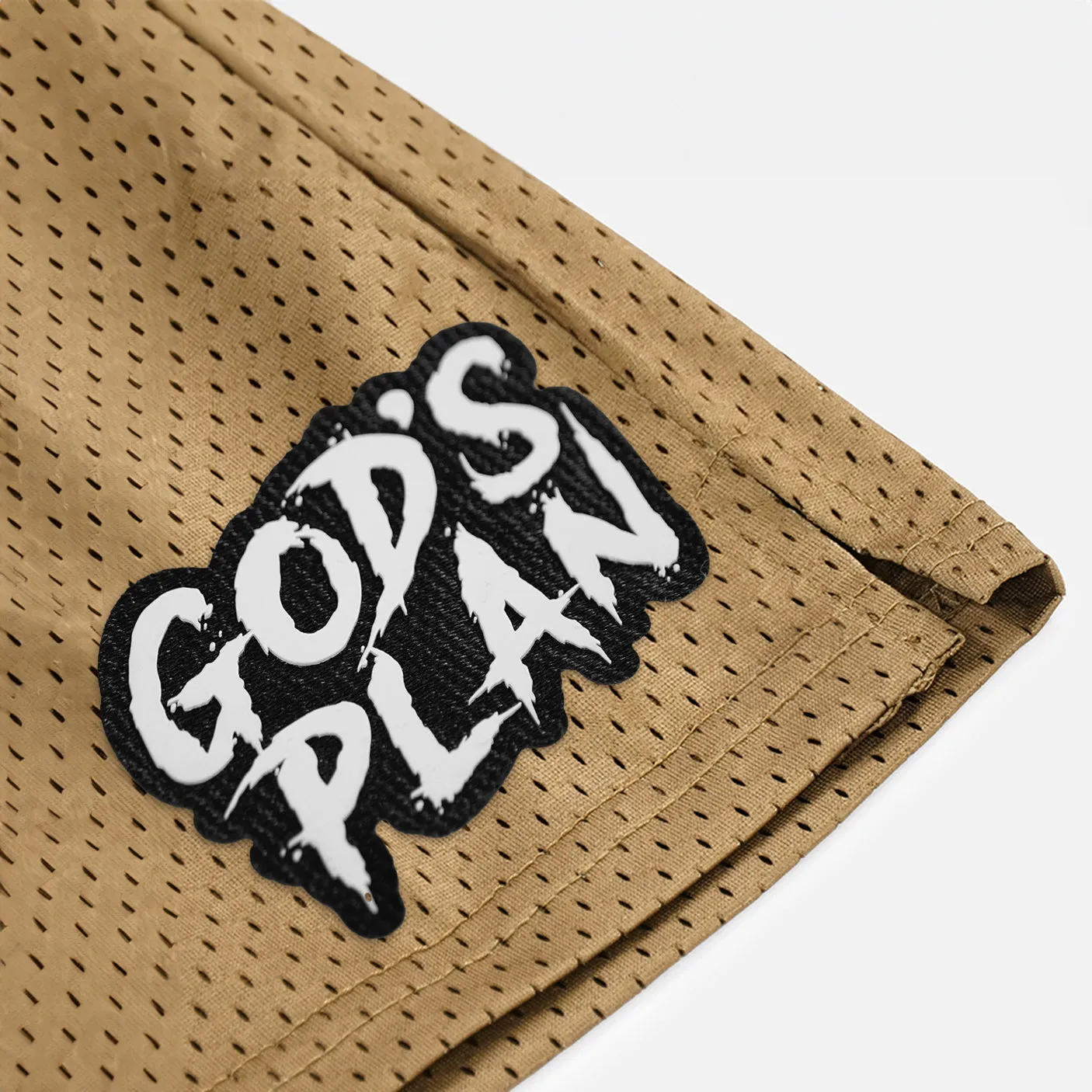 God's Plan Patch Shorts - 7"