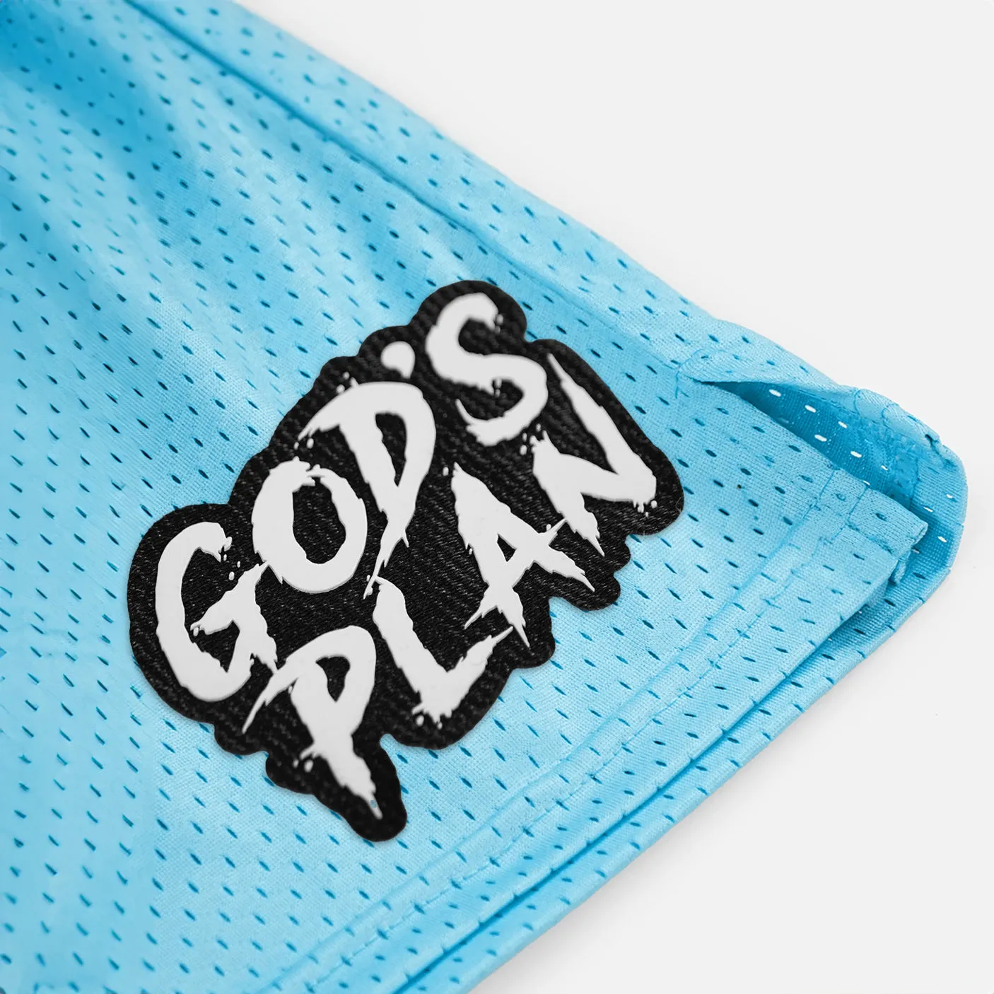 God's Plan Patch Shorts - 7"