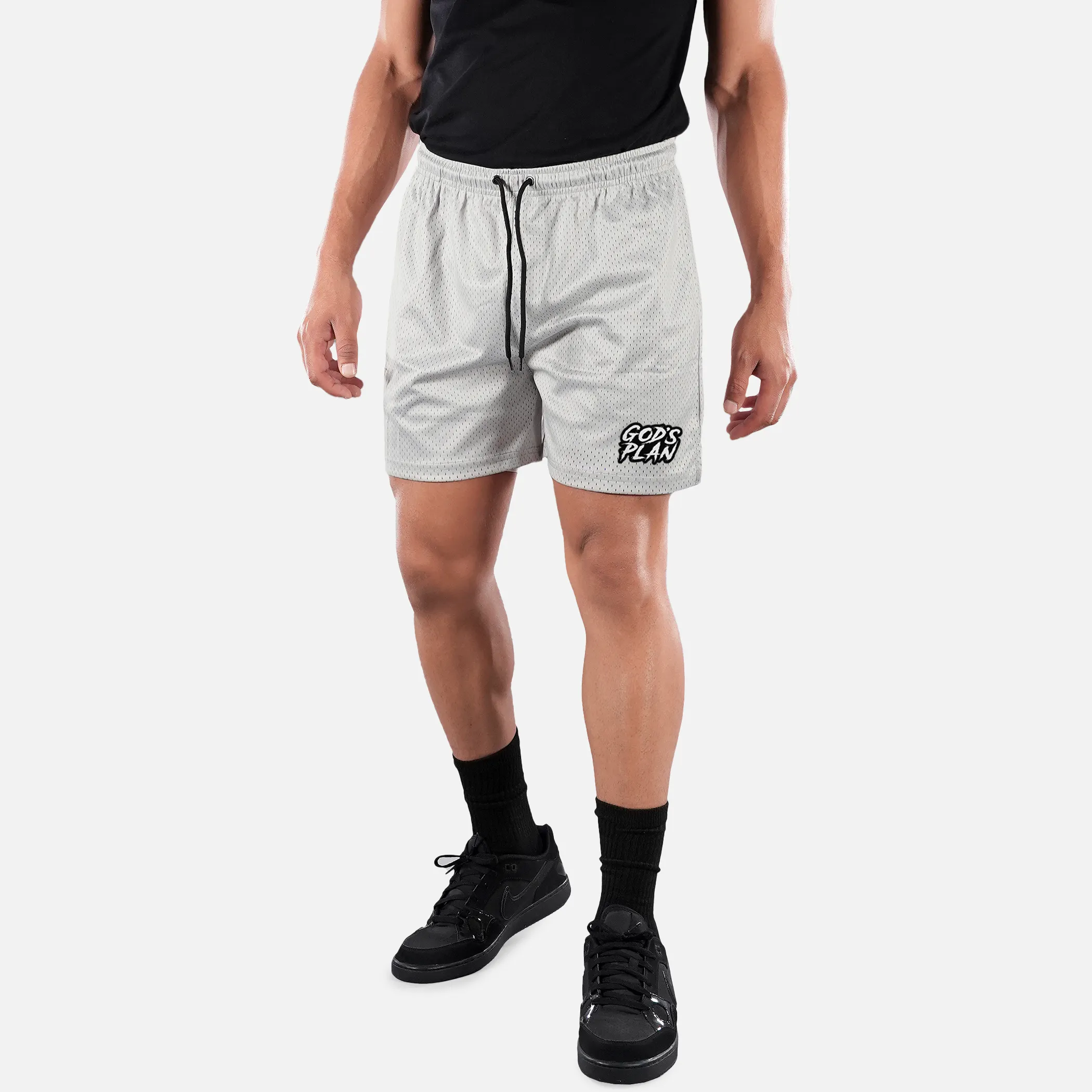 God's Plan Patch Shorts - 7"