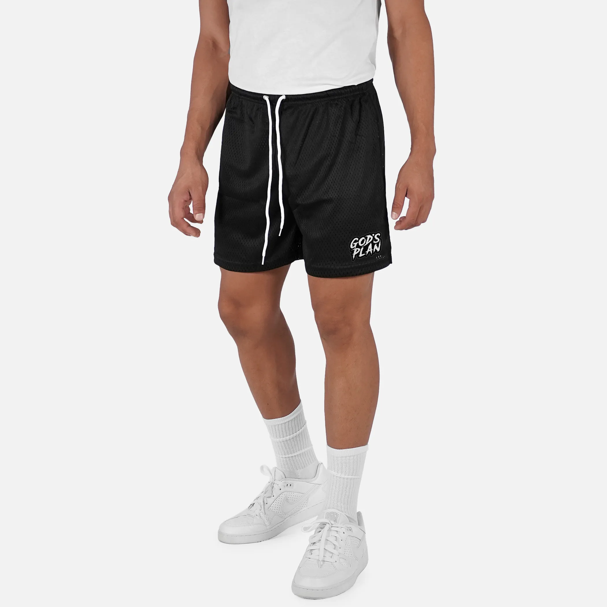 God's Plan Patch Shorts - 7"