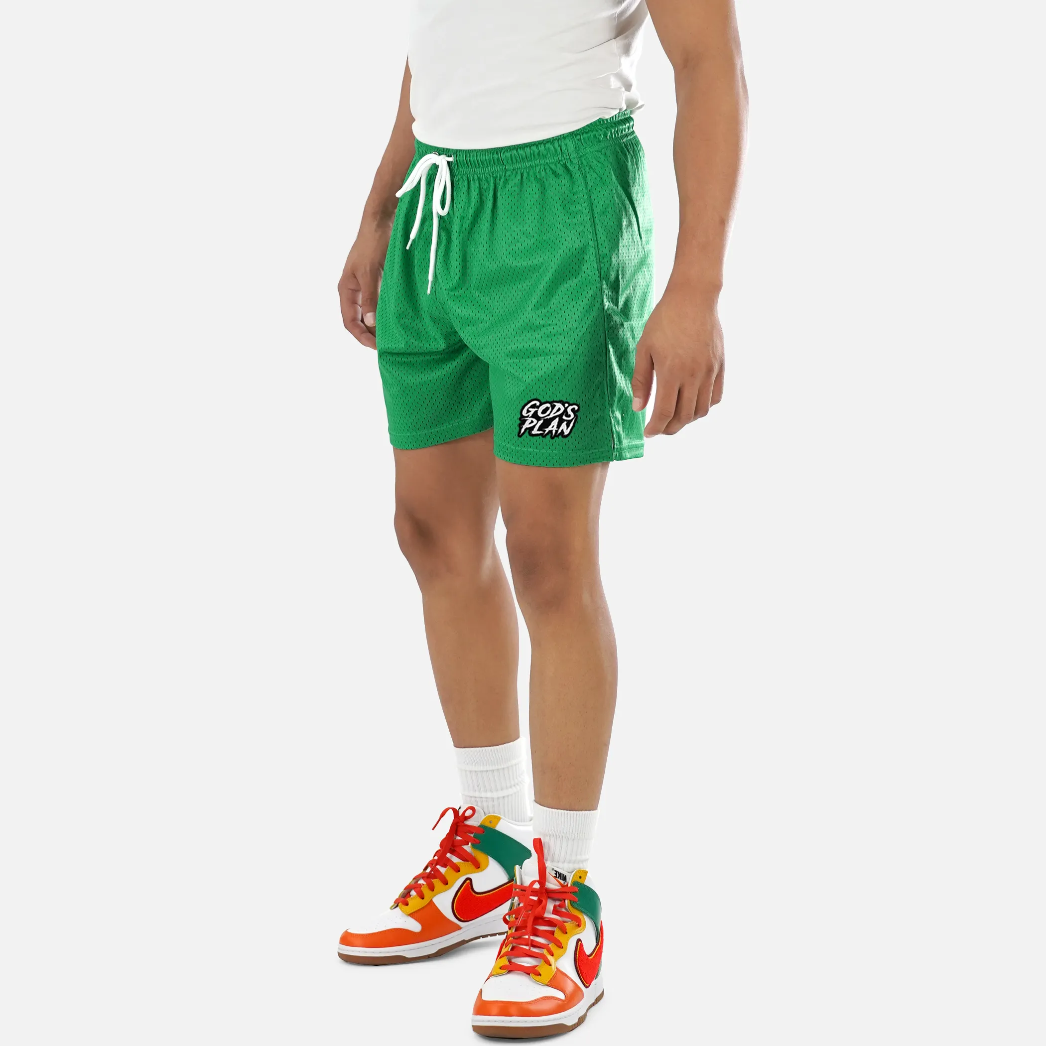 God's Plan Patch Shorts - 7"