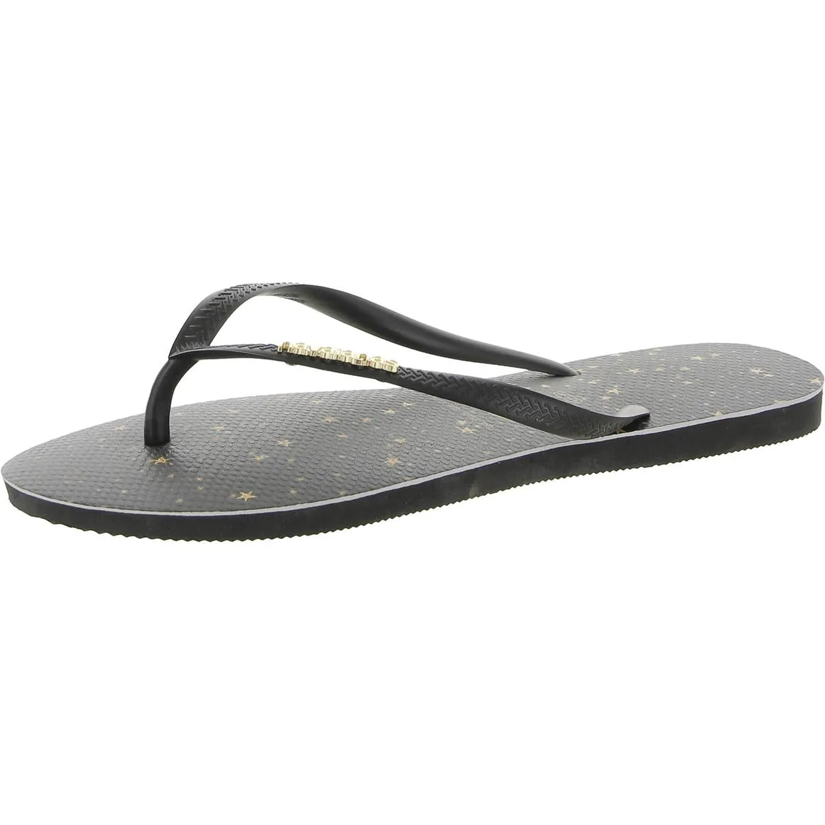 Havaianas Womens Slim Logo Slip On Warm Weather Flip-Flops