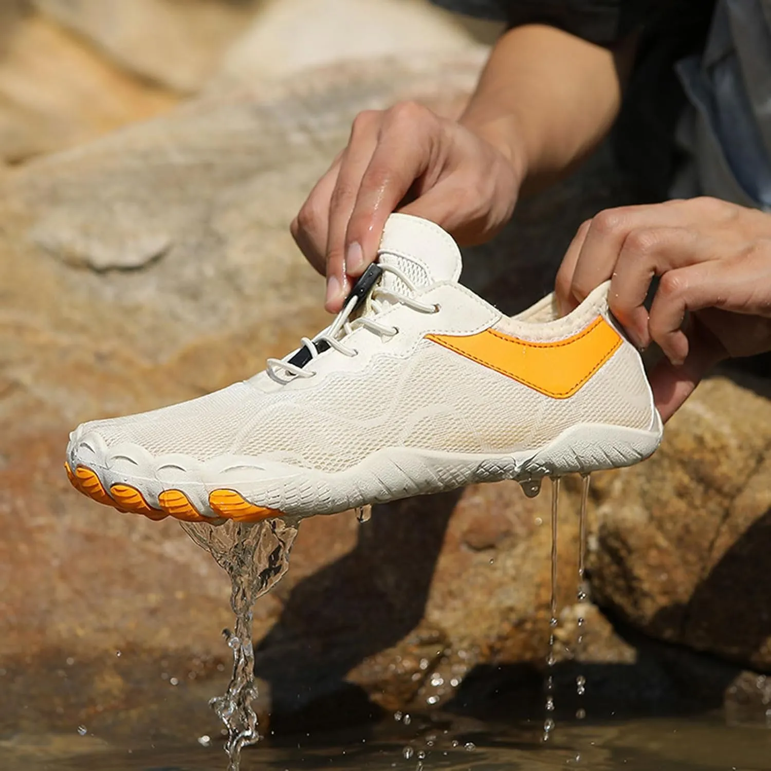 Hike Barefoot Shoes for Womens Mens Footwear, Pro Barefoot Shoes with Wide Toe Box, Breathable Healthy & Non-Slip Walking Hiking Trail Running Shoes