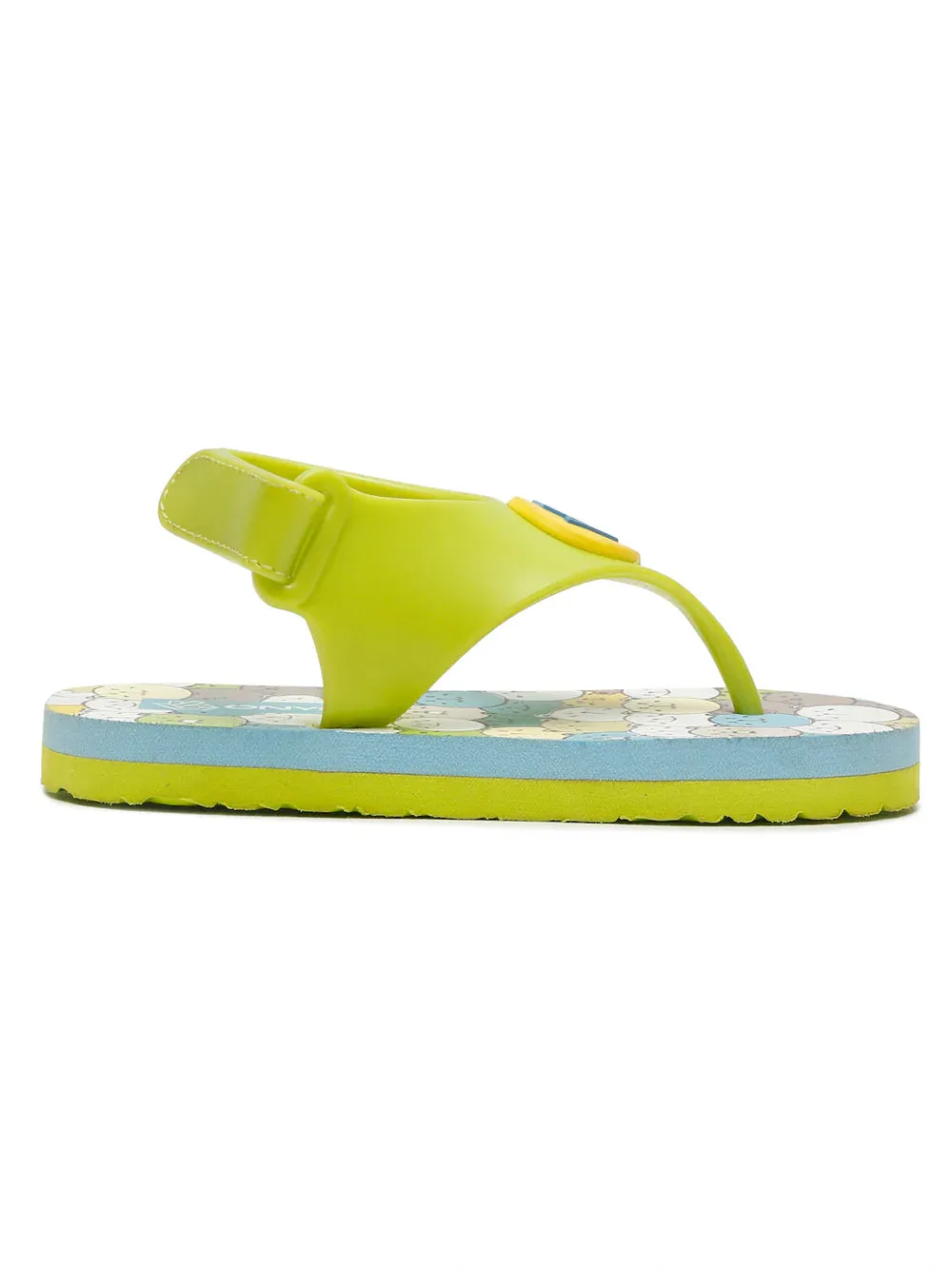 Premium Pumpkin Candy Flip-flops - Lime Green (Boys)