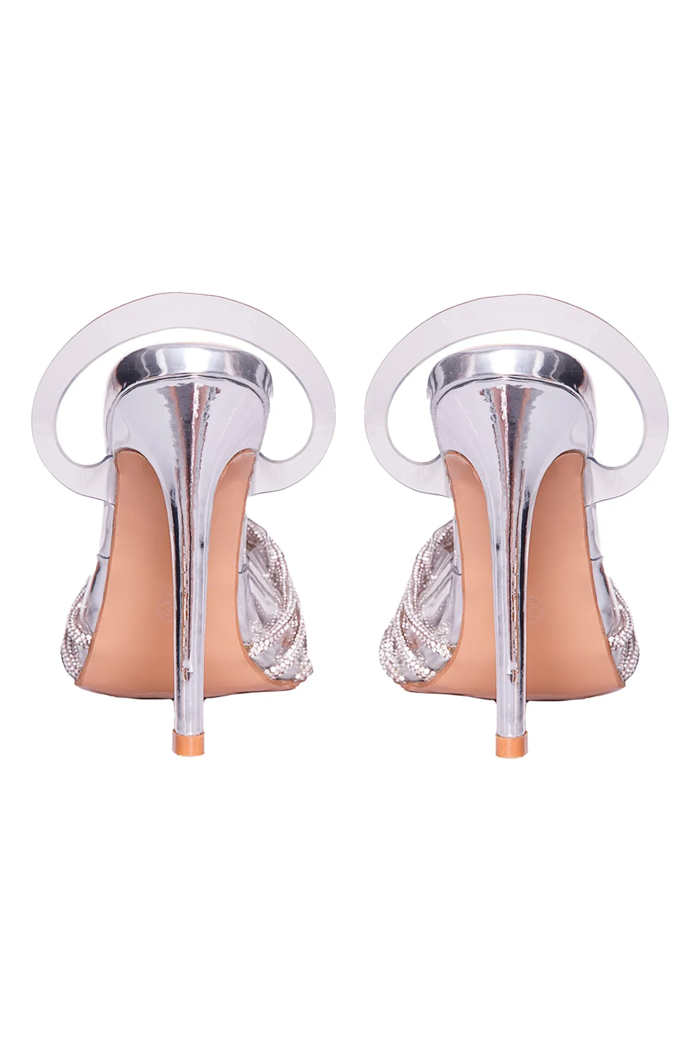 RHINESTONE PUMPS
