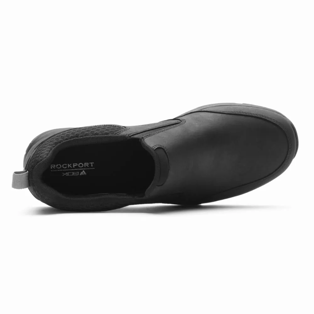 Rockport Men WERE ROCKIN CHRANSON SLIP ON BLACK SDE