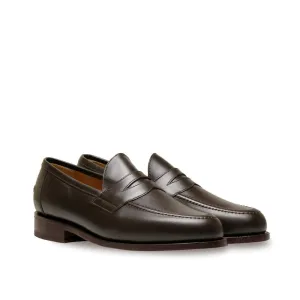 Sanders & Sanders Aldwych Dk.Brown Leather Penny Loafers
