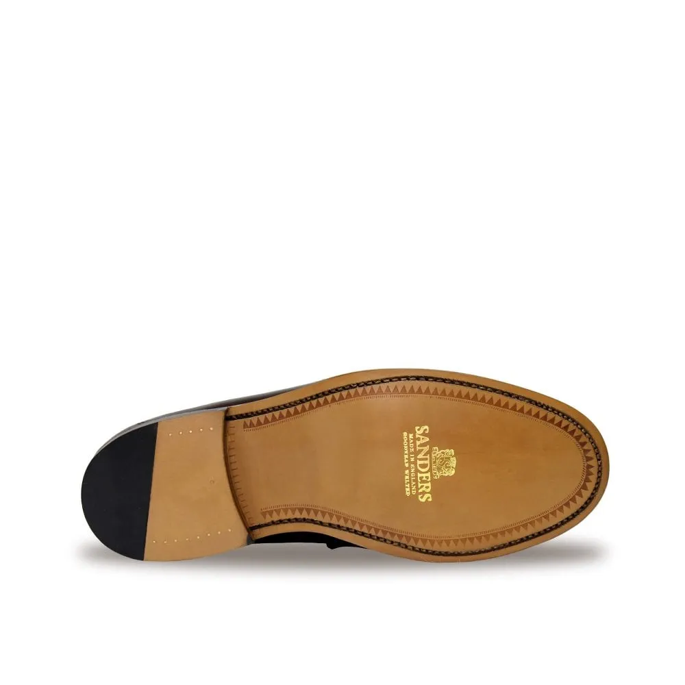 Sanders & Sanders Aldwych Dk.Brown Leather Penny Loafers