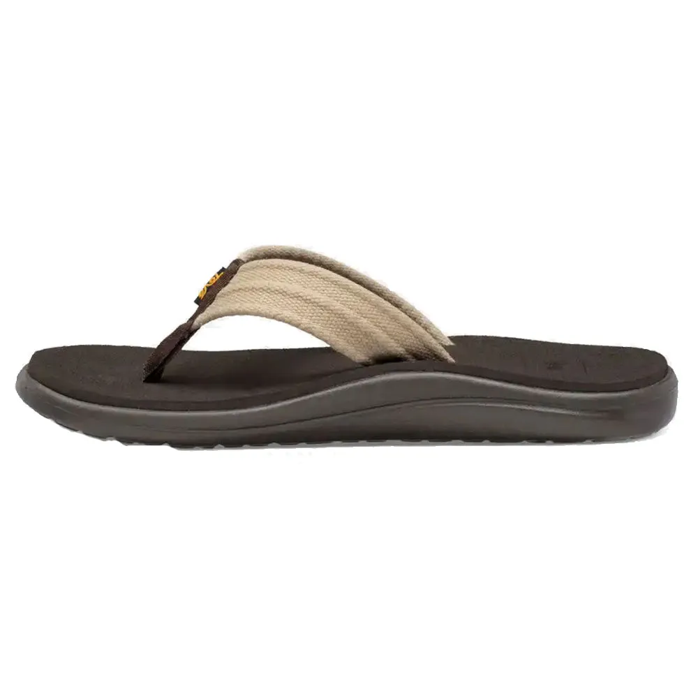 Teva Voya Canvas Dune Mens Flip Flops