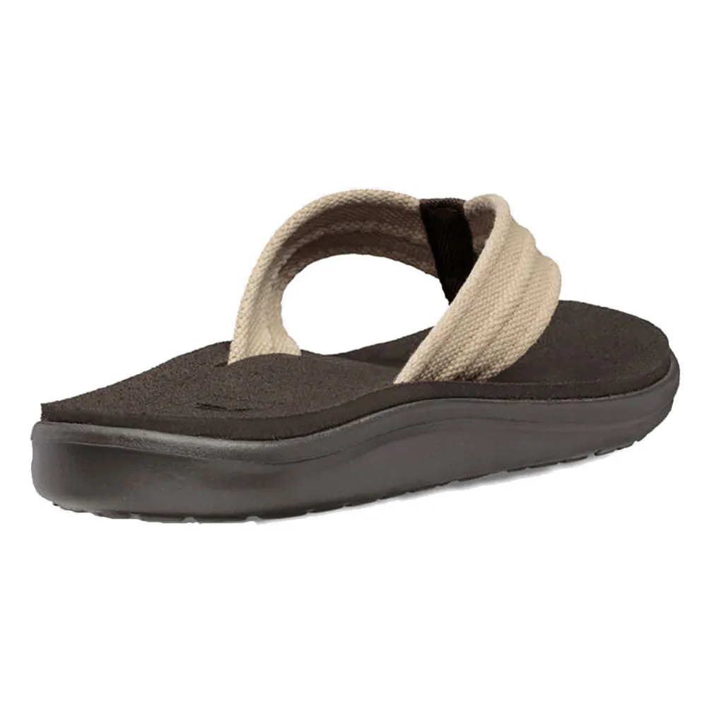 Teva Voya Canvas Dune Mens Flip Flops